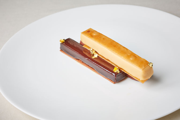 Coworth Signature chocolate with Blue Mountain coffee, tonka bean and cherry