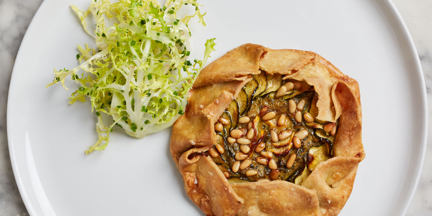 Courgette, Ricotta and Basil Galette Recipe - Great British Chefs