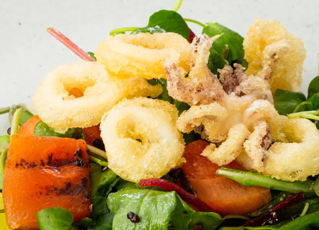 How to deep-fry squid