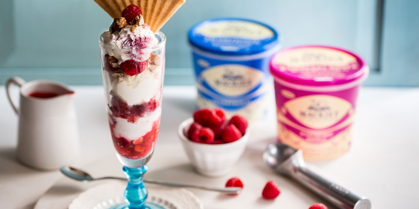 Raspberry Ice Cream Sundae Recipe - Great British Chefs