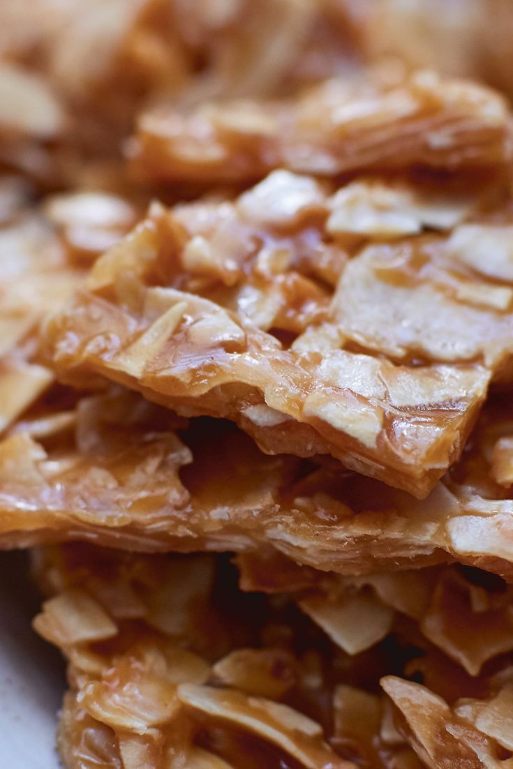 Toasted Coconut Brittle Recipe Great British Chefs