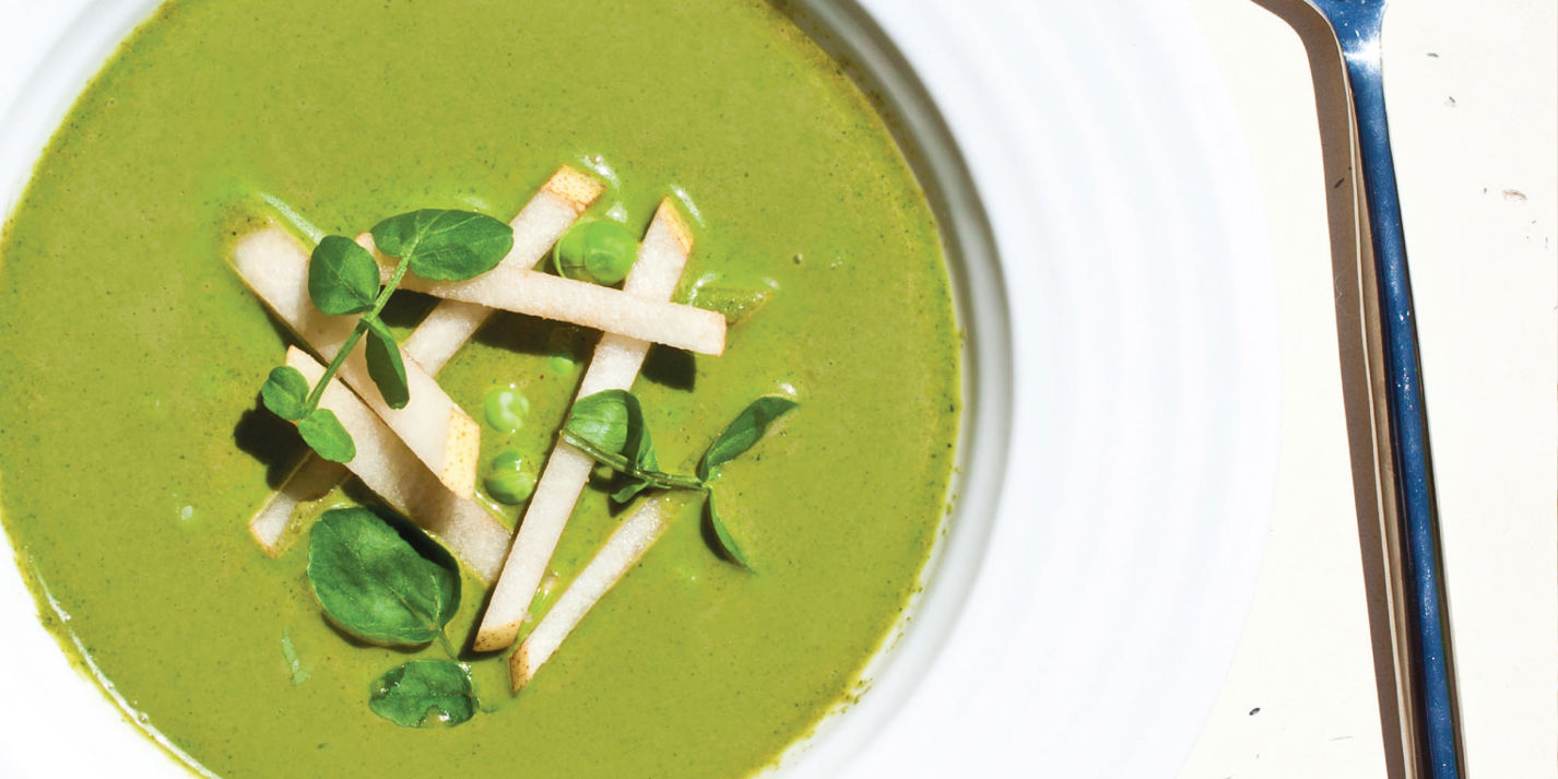 Chilled Watercress Soup Recipe With Asian Pear - Great British Chefs