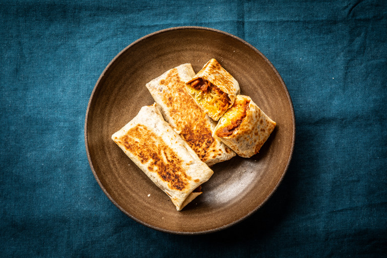 Crab burritos
