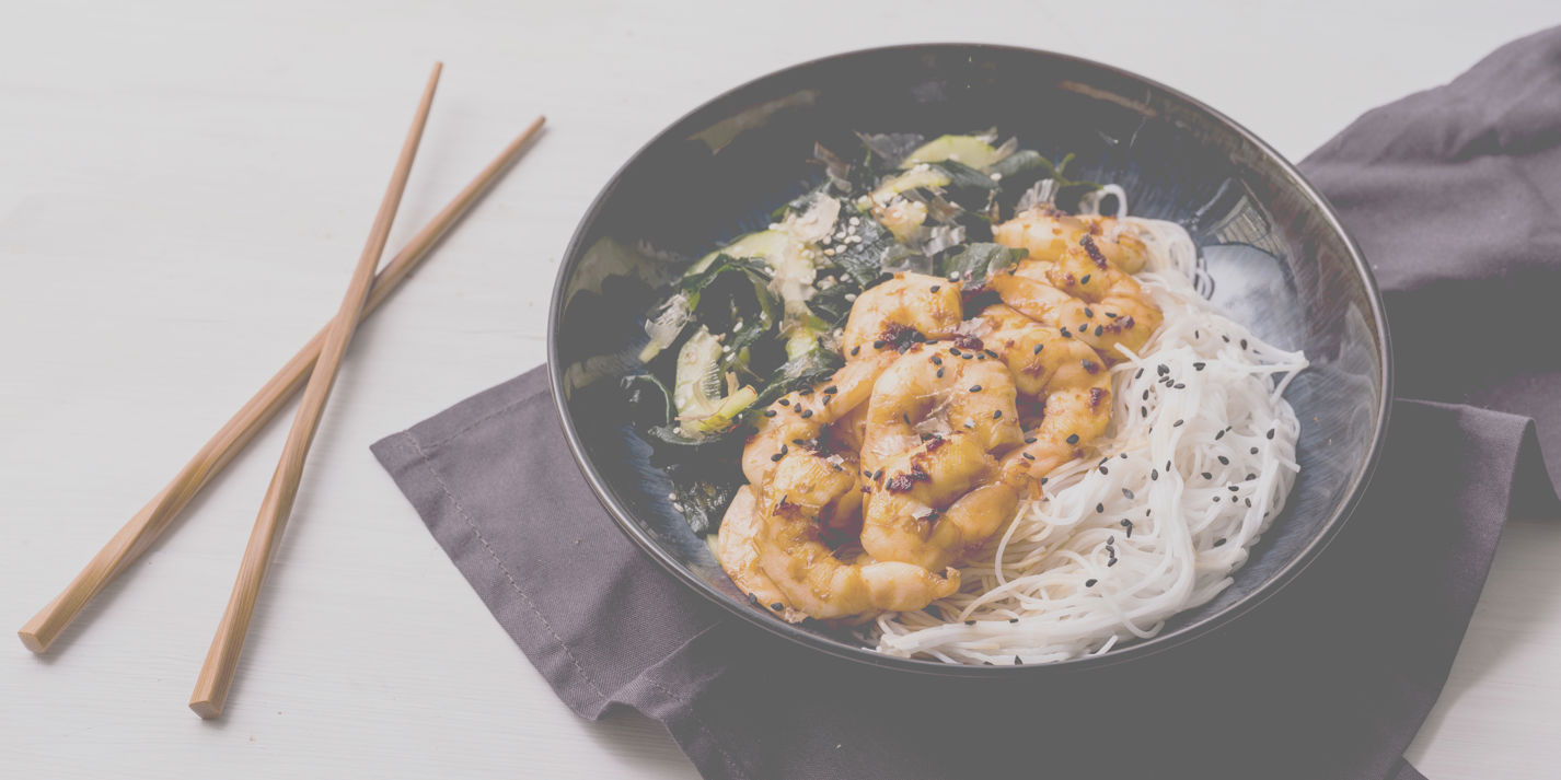 Sous Vide Prawns Recipe with Teriyaki Sauce - Great British Chefs