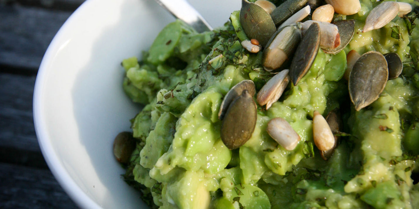 Broad Bean Guacamole Recipe - Great British Chefs