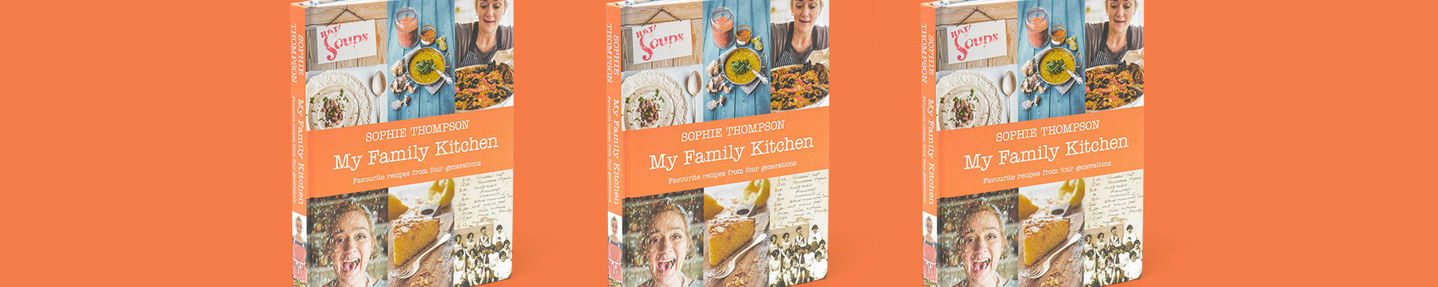 Win one of three Sophie Thompson cookbooks: My Family Kitchen