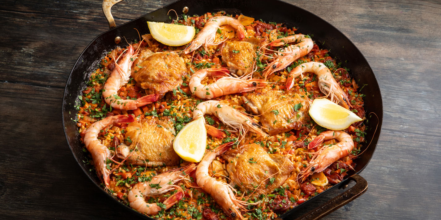 Chicken and Chorizo Paella Recipe - Great British Chefs