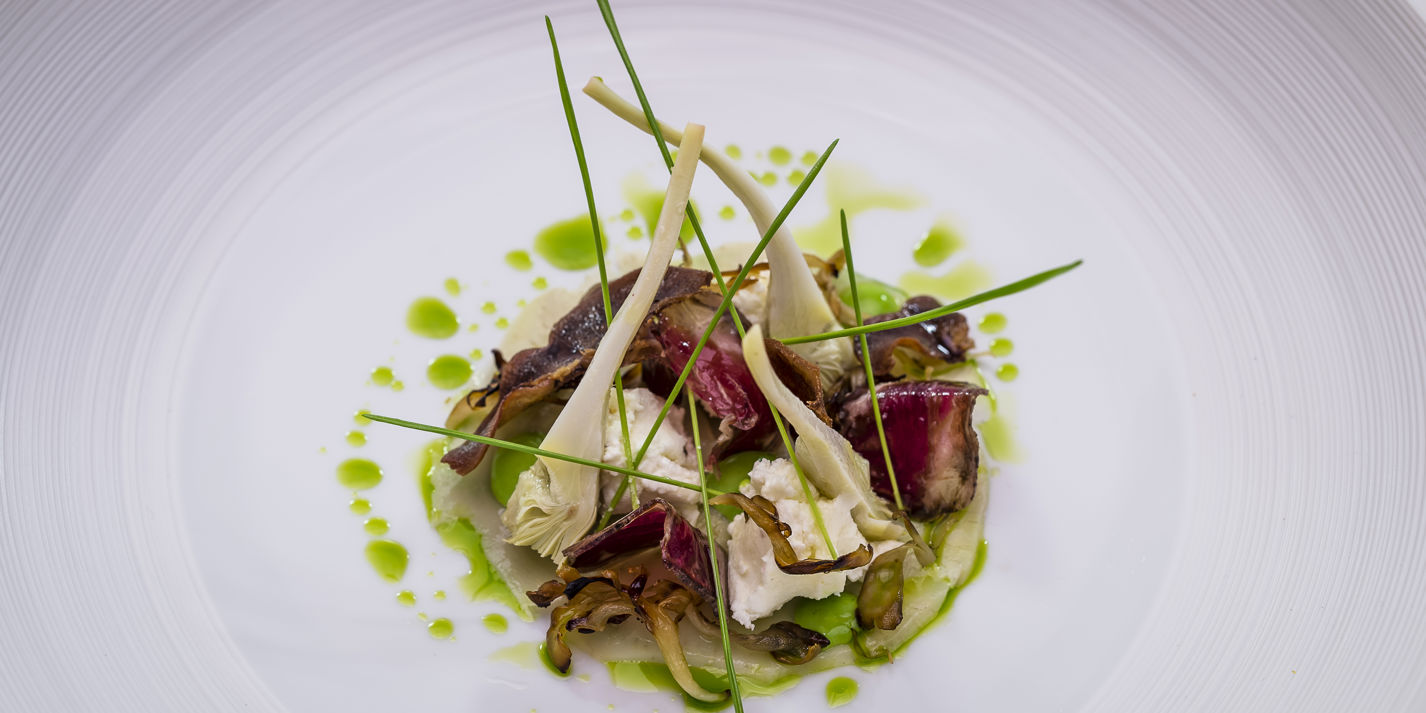 Mutton Bresaola and Artichoke Recipe - Great British Chefs