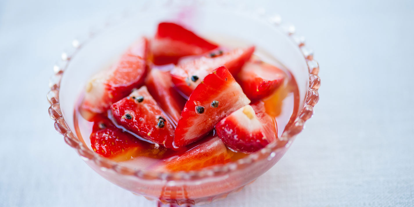 Cardamom Strawberries Recipe - Great British Chefs