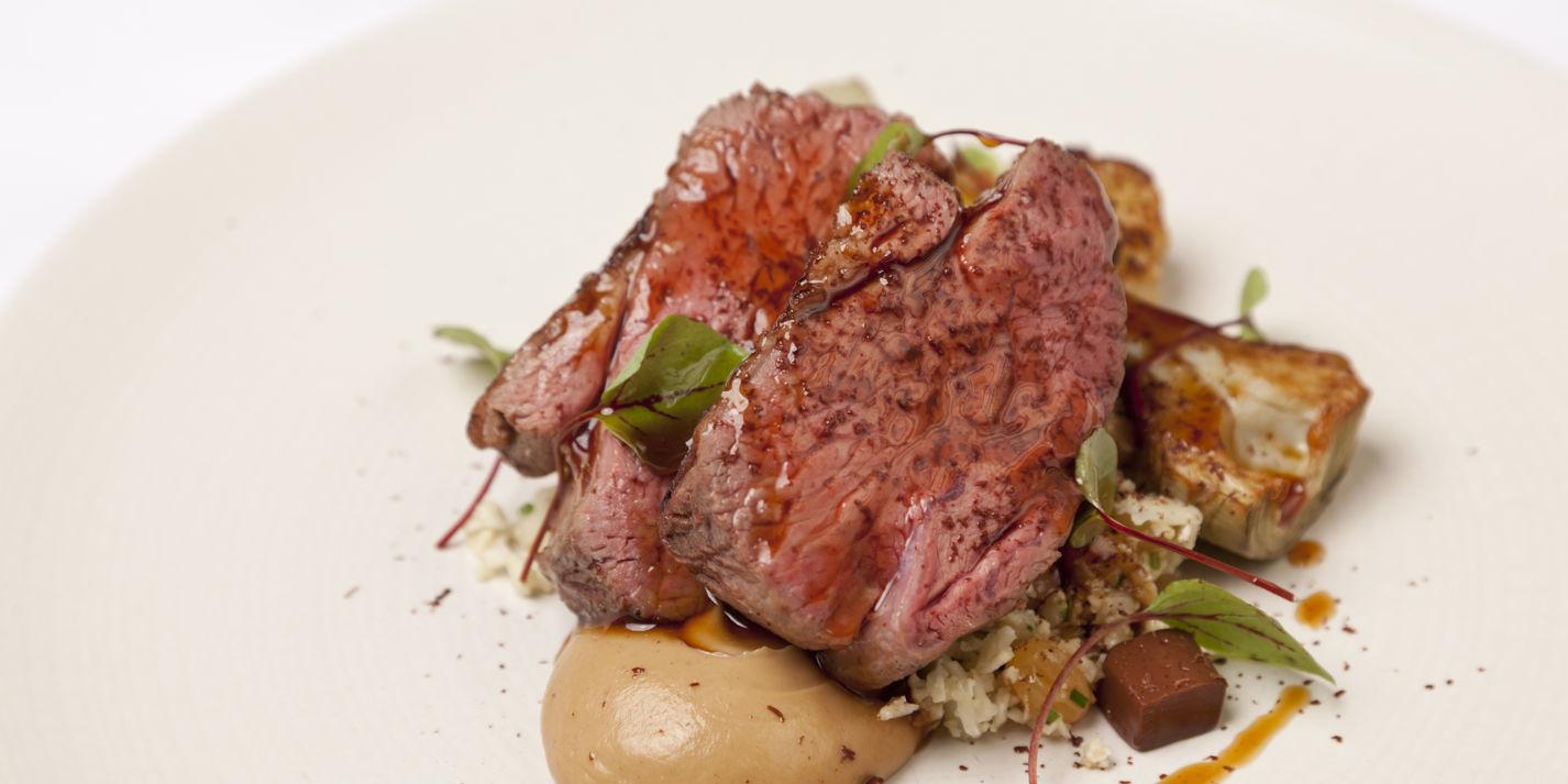 Sous Vide Lamb Rump with Cauliflower Couscous - Great British Chefs