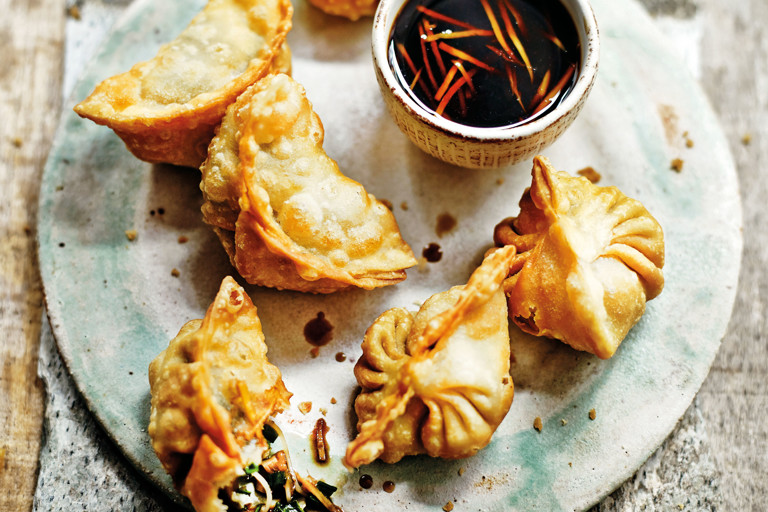 Shiitake chive dumplings recipe