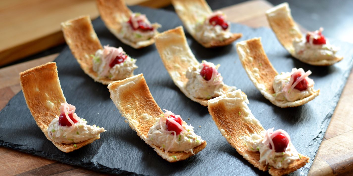 Smoked Mackerel Pâté Canapé Recipe - Great British Chefs-image