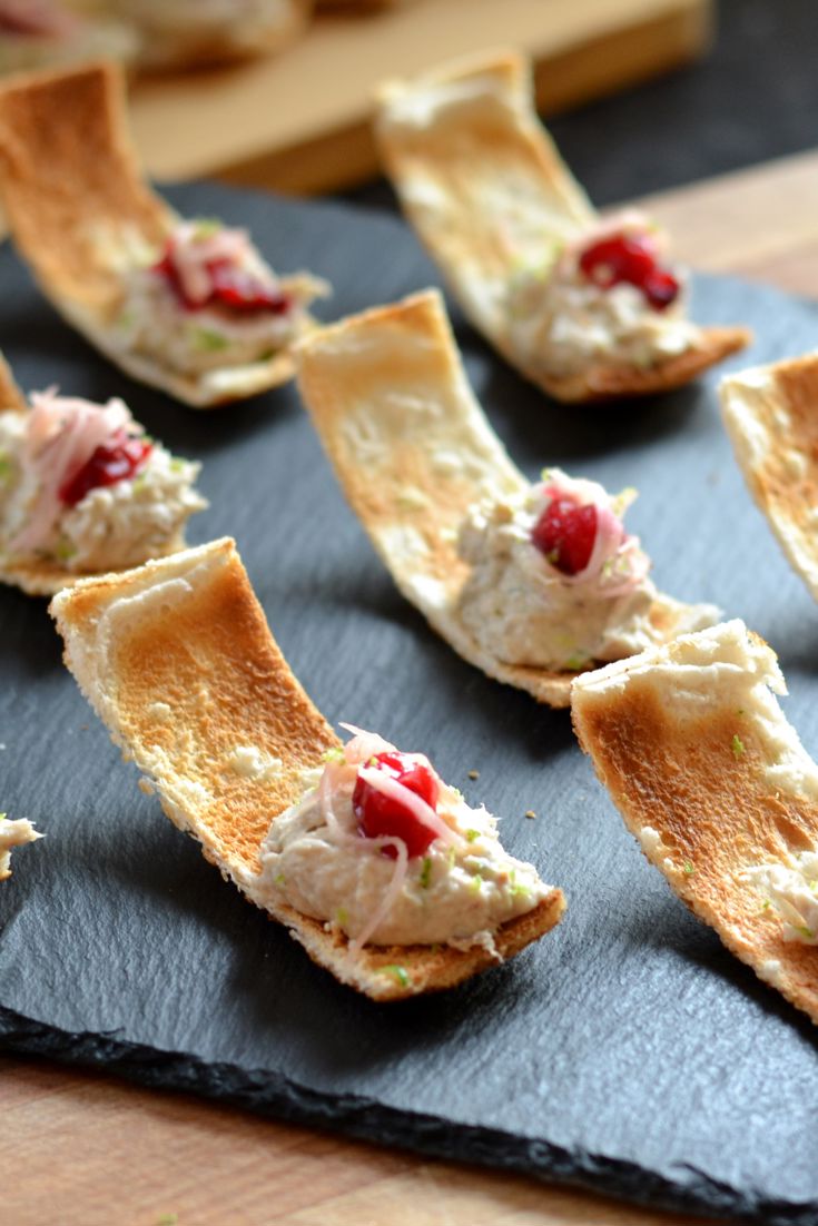Smoked Mackerel Pâté Canapé Recipe Great British Chefs