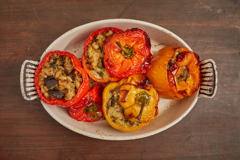 Peperoni ripieni – Neopolitan stuffed peppers