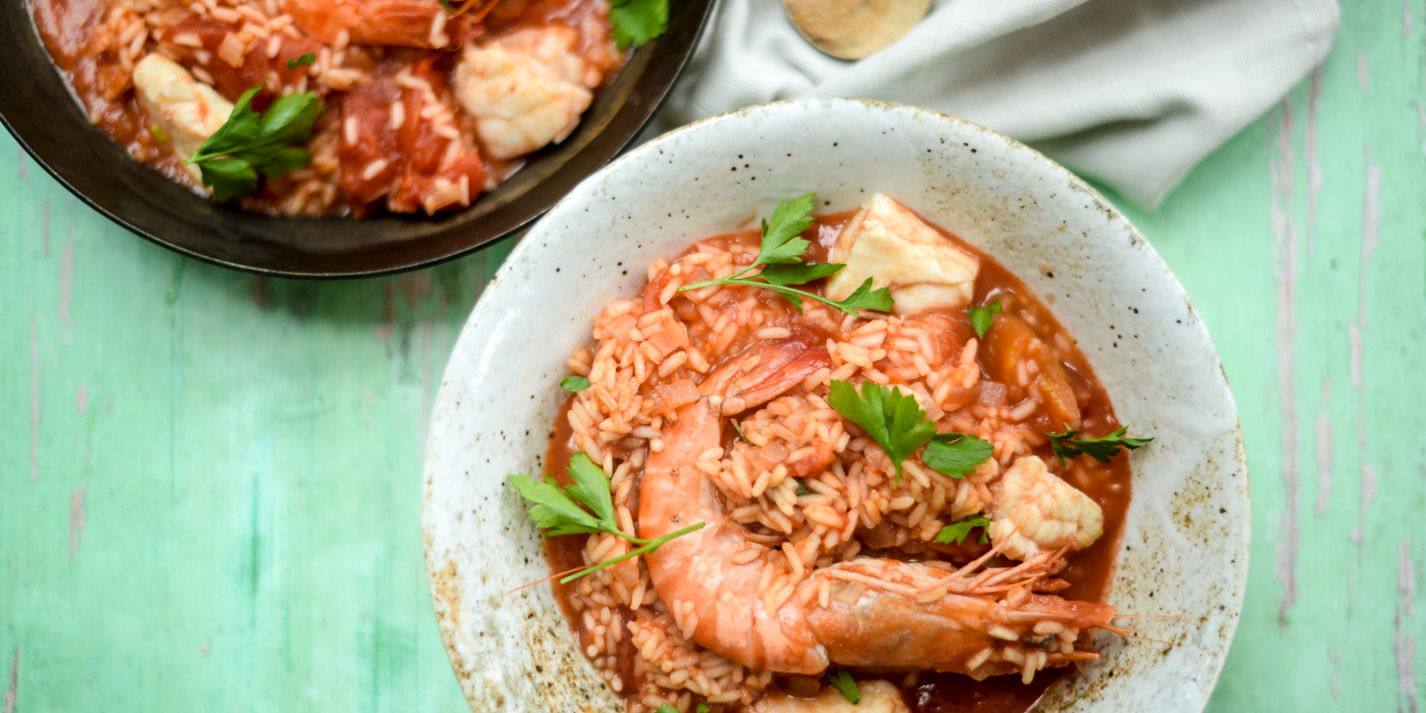 Tomato, Rice and Seafood Stew Recipe - Great British Chefs
