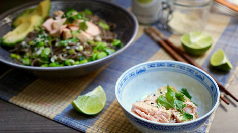 How to poach salmon