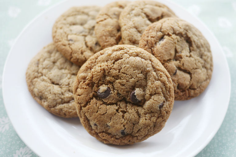 Gluten-free buckwheat, ginger and chocolate chip cookies