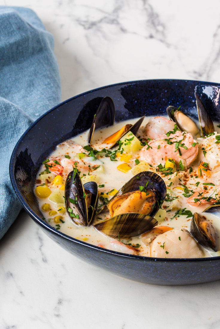 Seafood Chowder Recipe - Great British Chefs