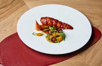 Lobster with carrot, citrus and tandoori spices