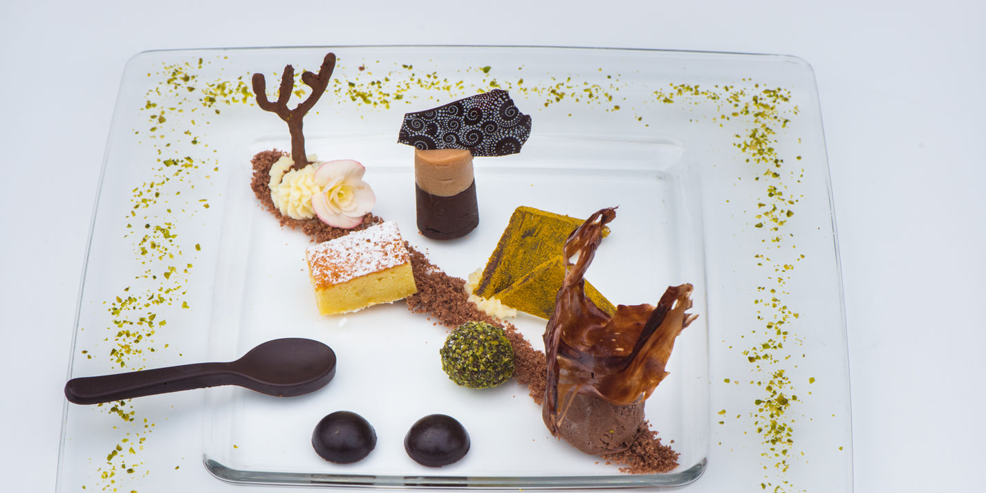 Dark and White Chocolate Dessert Recipe - Great Italian Chefs