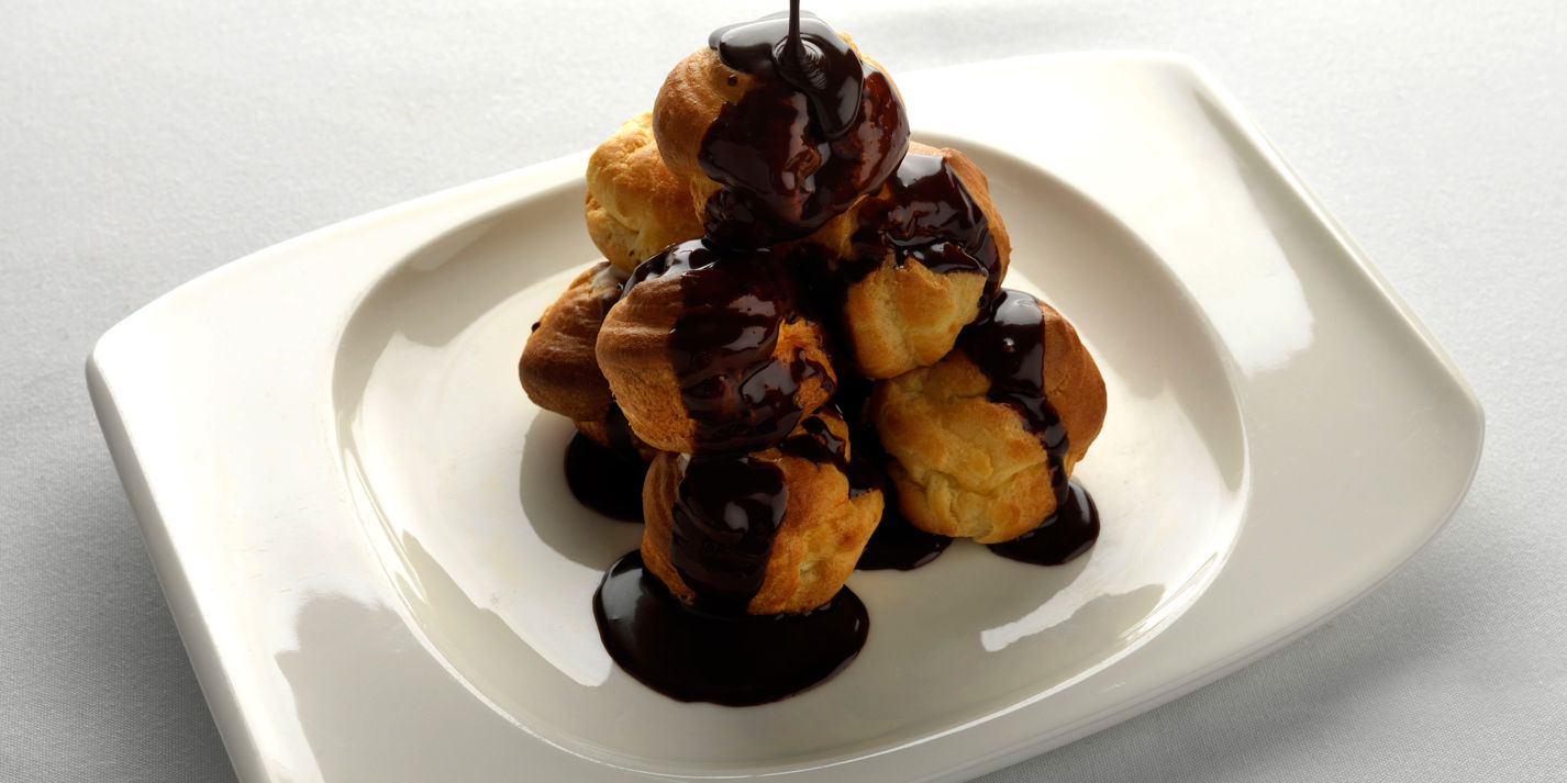 Profiteroles & Passion Fruit Cream Recipe - Great British Chefs