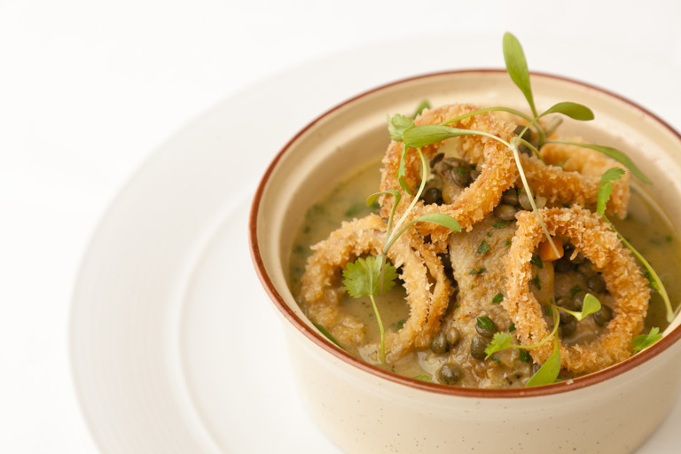 Quail mulligatawny