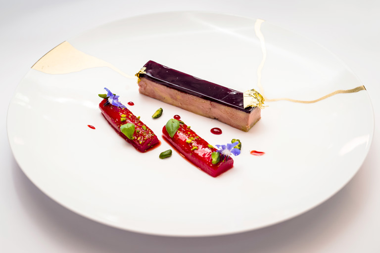 Duck Foie Gras with Rhubarb Recipe - Great British Chefs