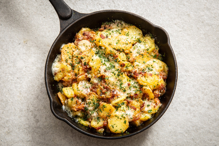 Truffade (potato and cheese pancake)