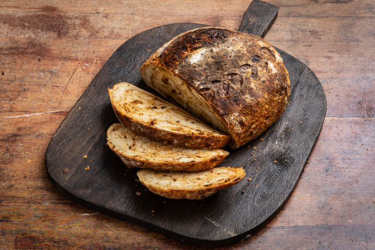 Cheddar and chilli crisp sourdough