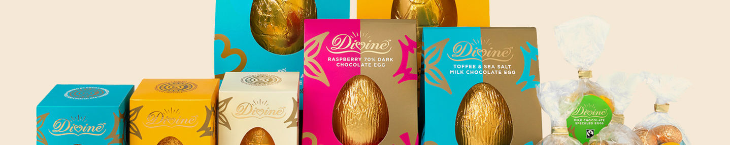 Win a selection of Divine Chocolate Easter Eggs worth over £50