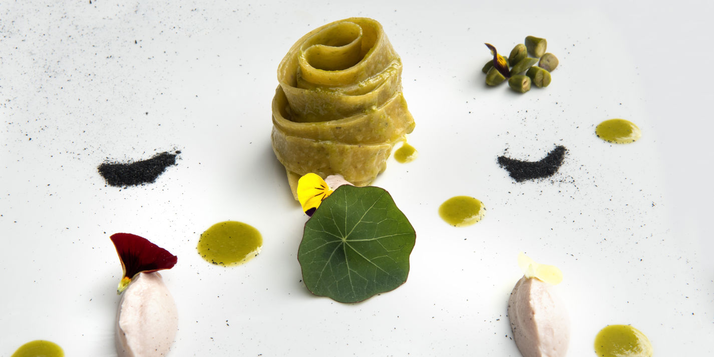 Pistachio Fettuccine Pasta Recipe - Great Italian Chefs