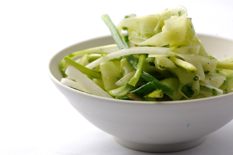 Asparagus and cucumber salad