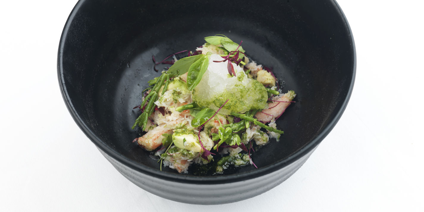 Crab with Tomato Granita Recipe - Great British Chefs