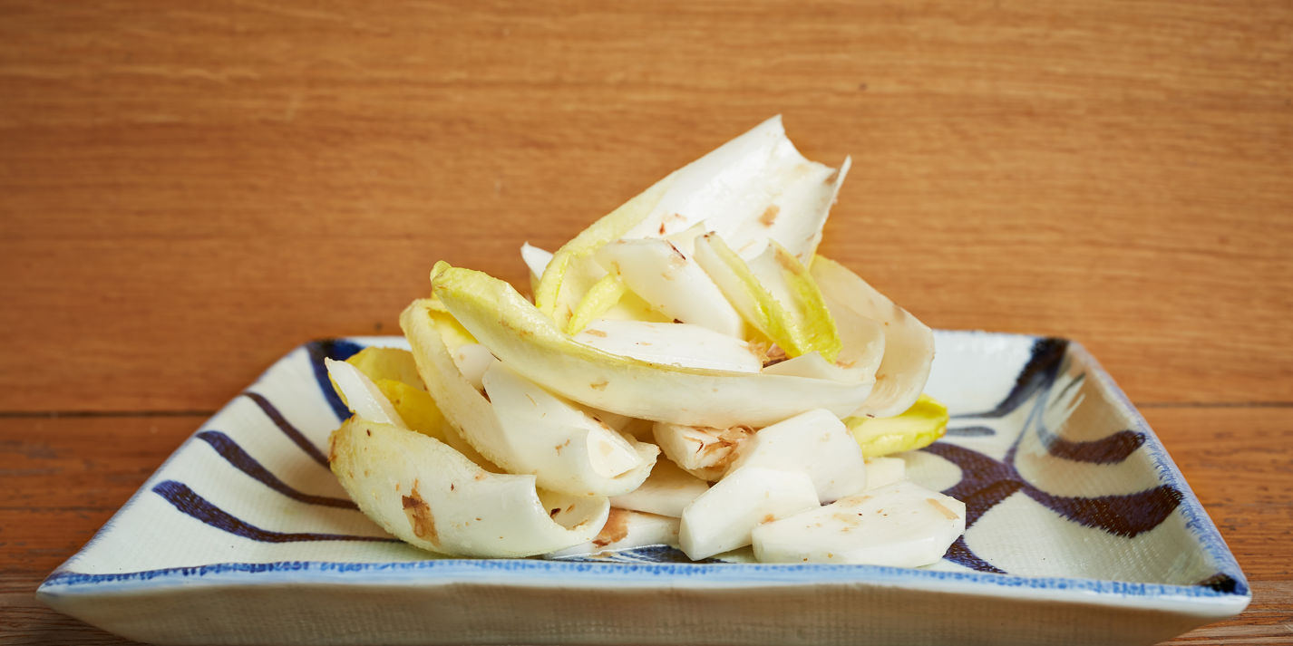 Tokyo Turnip, Chicory and Bonito Salad Recipe Great British Chefs