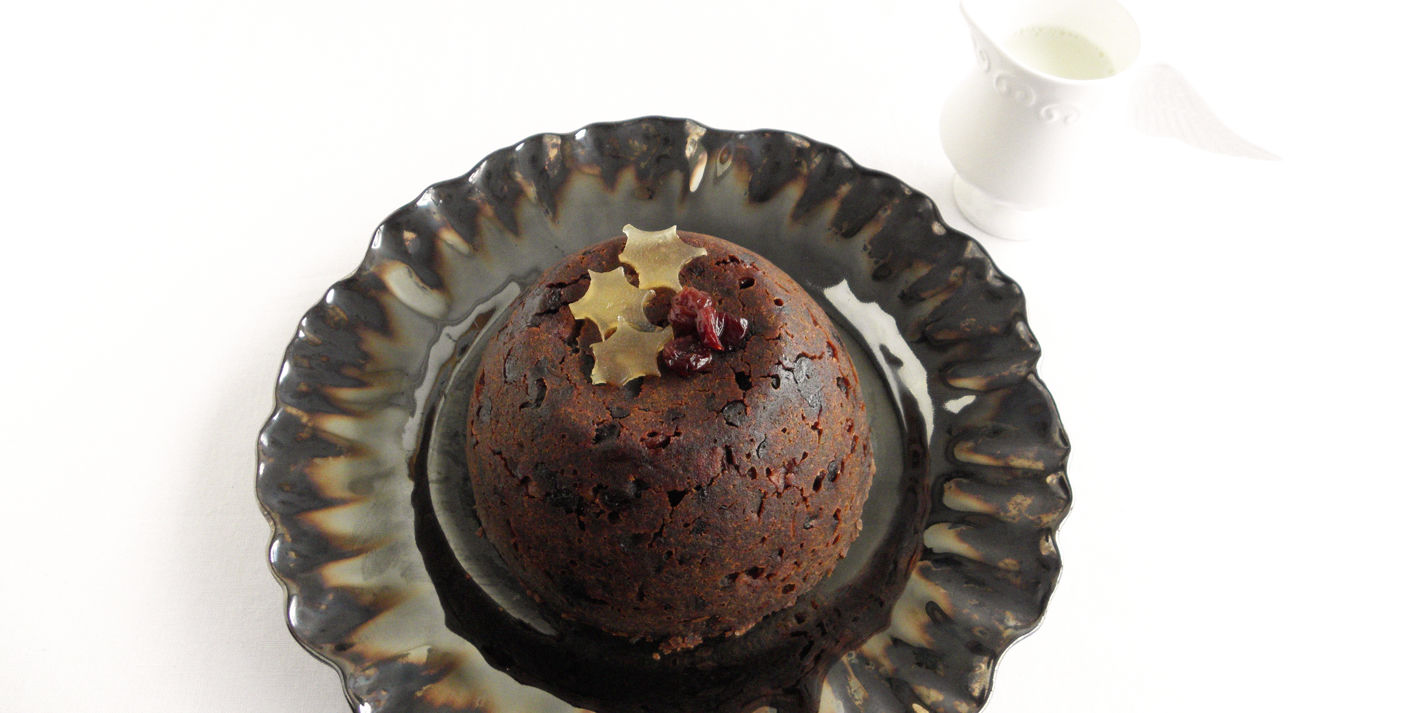 Gluten free rhubarb and armagnac christmas pudding recipe