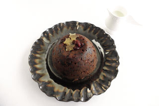 Gluten free rhubarb and armagnac christmas pudding recipe