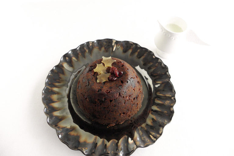 Gluten free rhubarb and armagnac christmas pudding recipe