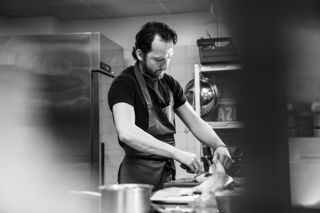 Chef Ollie Bass, head chef at Faber restaurant in Hammersmith