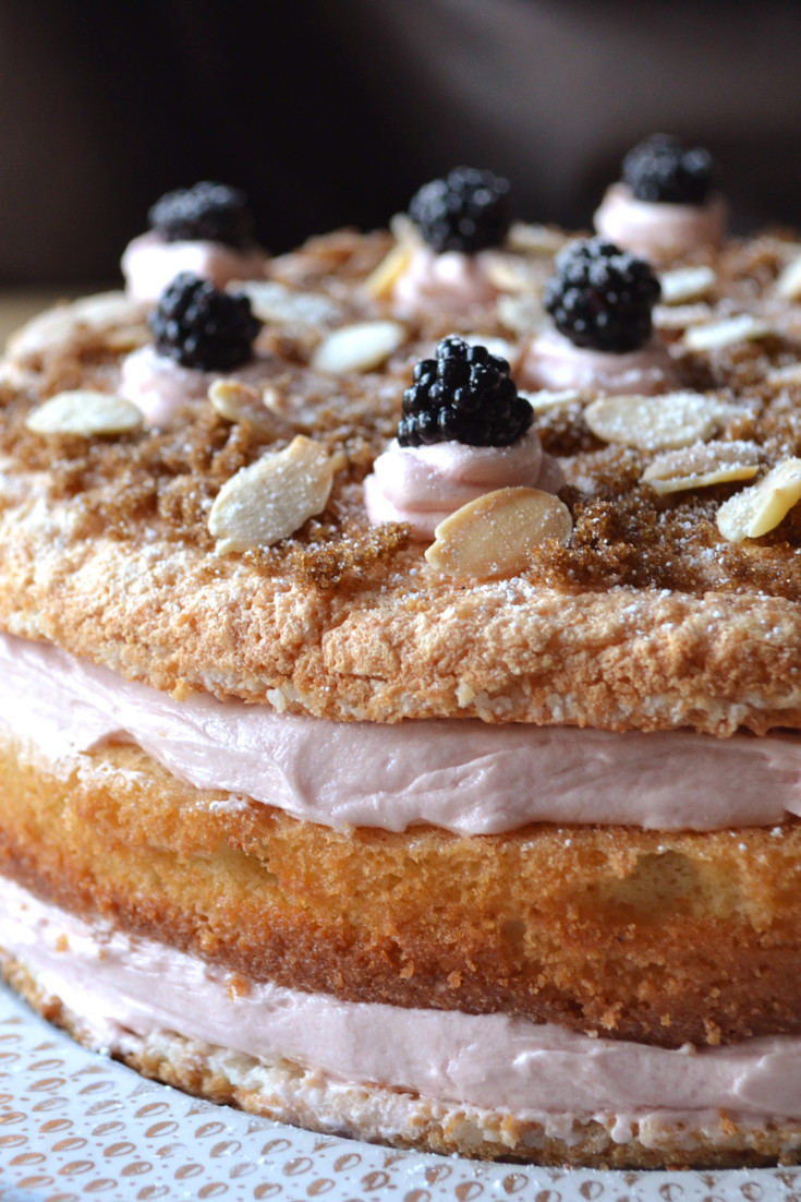 Blackberry Zuger Kirschtorte Recipe - Great British Chefs