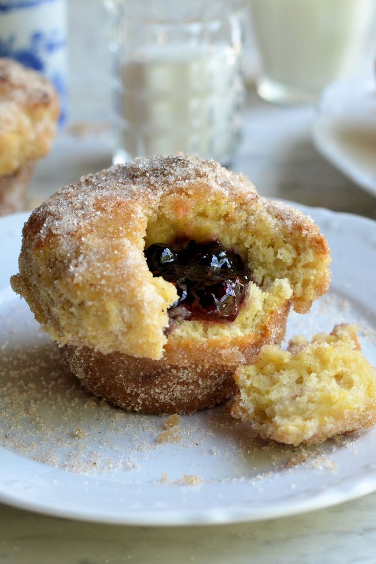 Lower calorie baked jam doughnuts recipe Great British Chefs