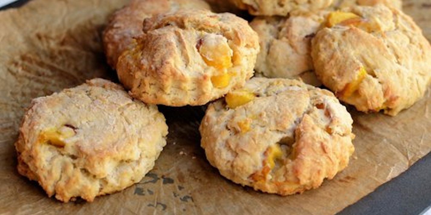 Peach & Cream Scones Recipe - Great British Chefs