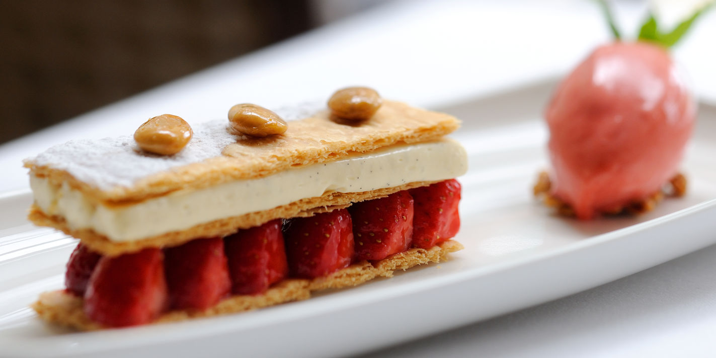 Strawberry mille feuille recipe