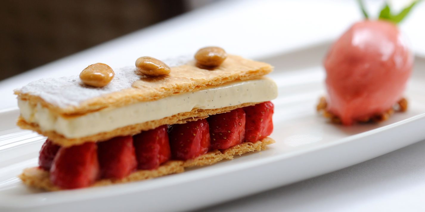 Strawberry mille feuille recipe