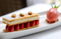 Strawberry mille feuille recipe