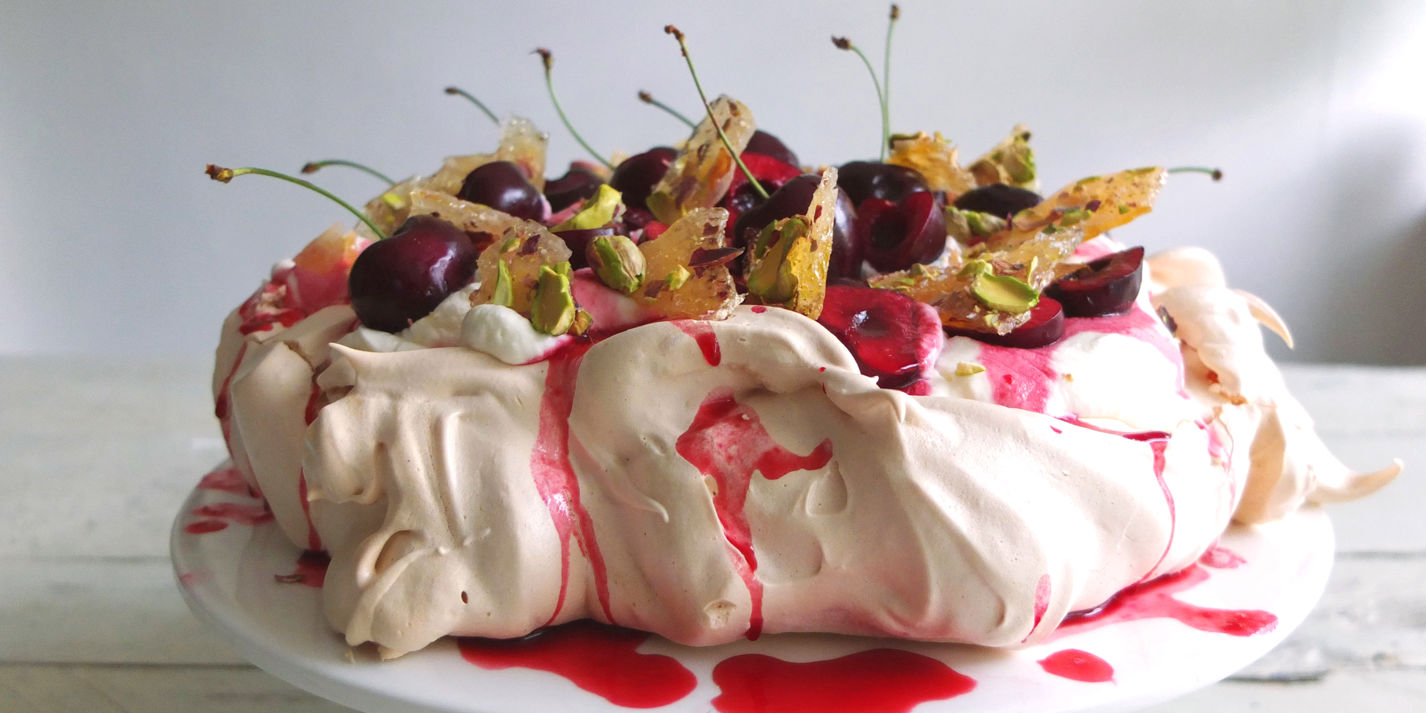 Cherry Pavlova Recipe - Great British Chefs