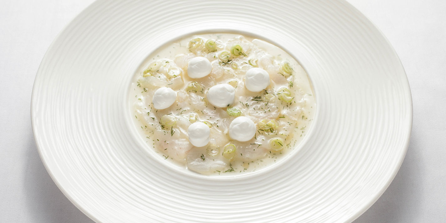Cured Monkfish Recipe with Ginger Dressing - Great British Chefs