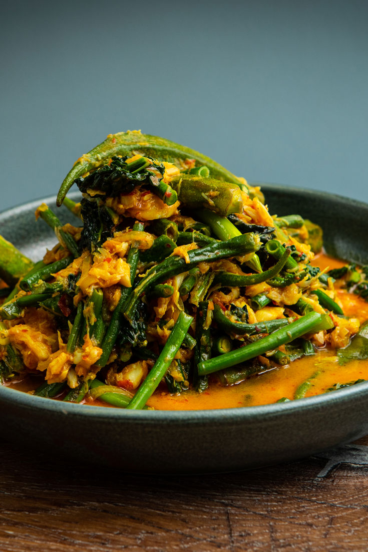 Sayur Lemak with Masin Ikan (Vegetables Cooked in Coconut Milk with Salt Cod) Great British Chefs