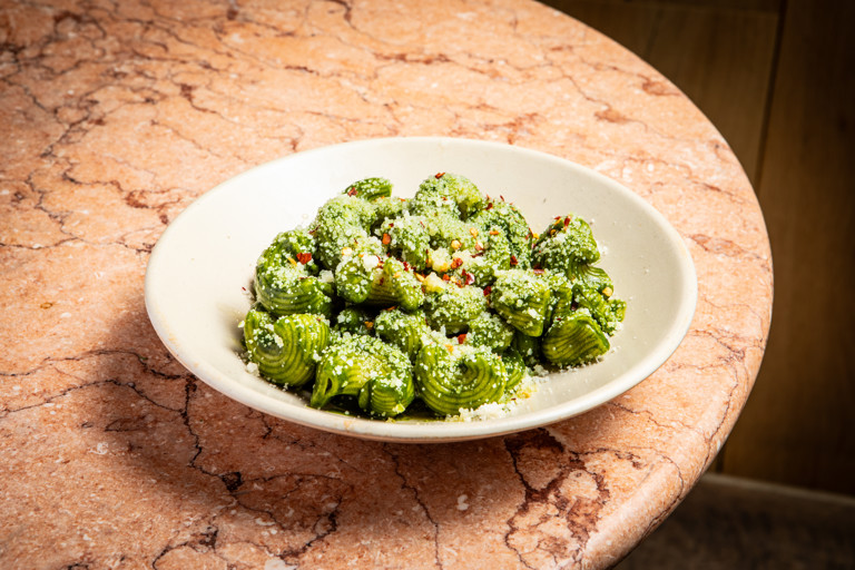 Kale and chilli lumache