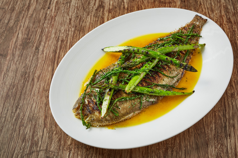 Grilled Dover Sole with Yuzu Butter Recipe - Great British Chefs