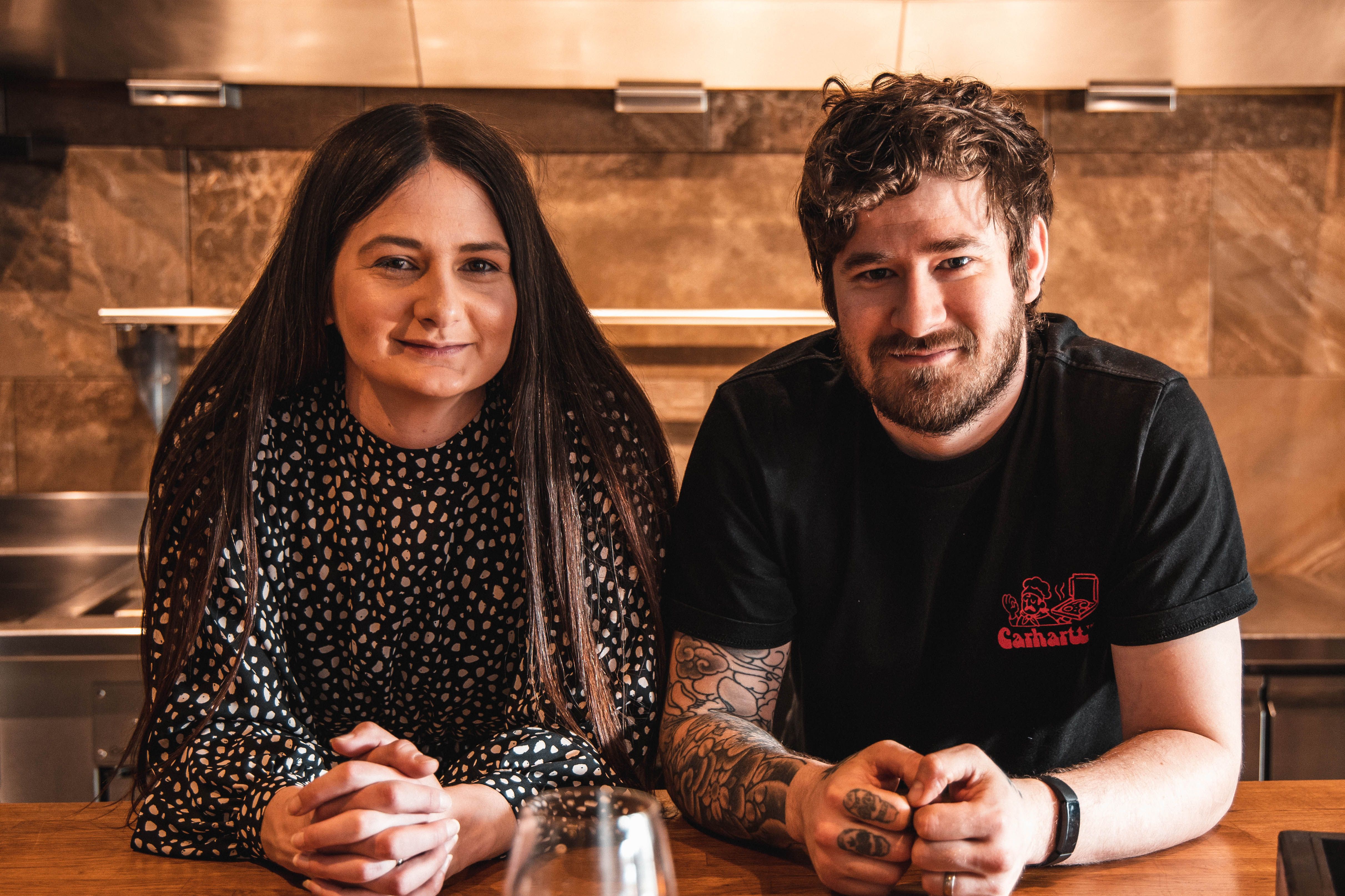 Luke French and Stacey Sherwood-French at their restaurant Jöro in Sheffield